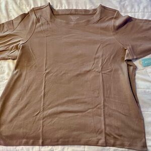 Coldwater Creek Women’s 2X Boatneck Tee, new with tag.